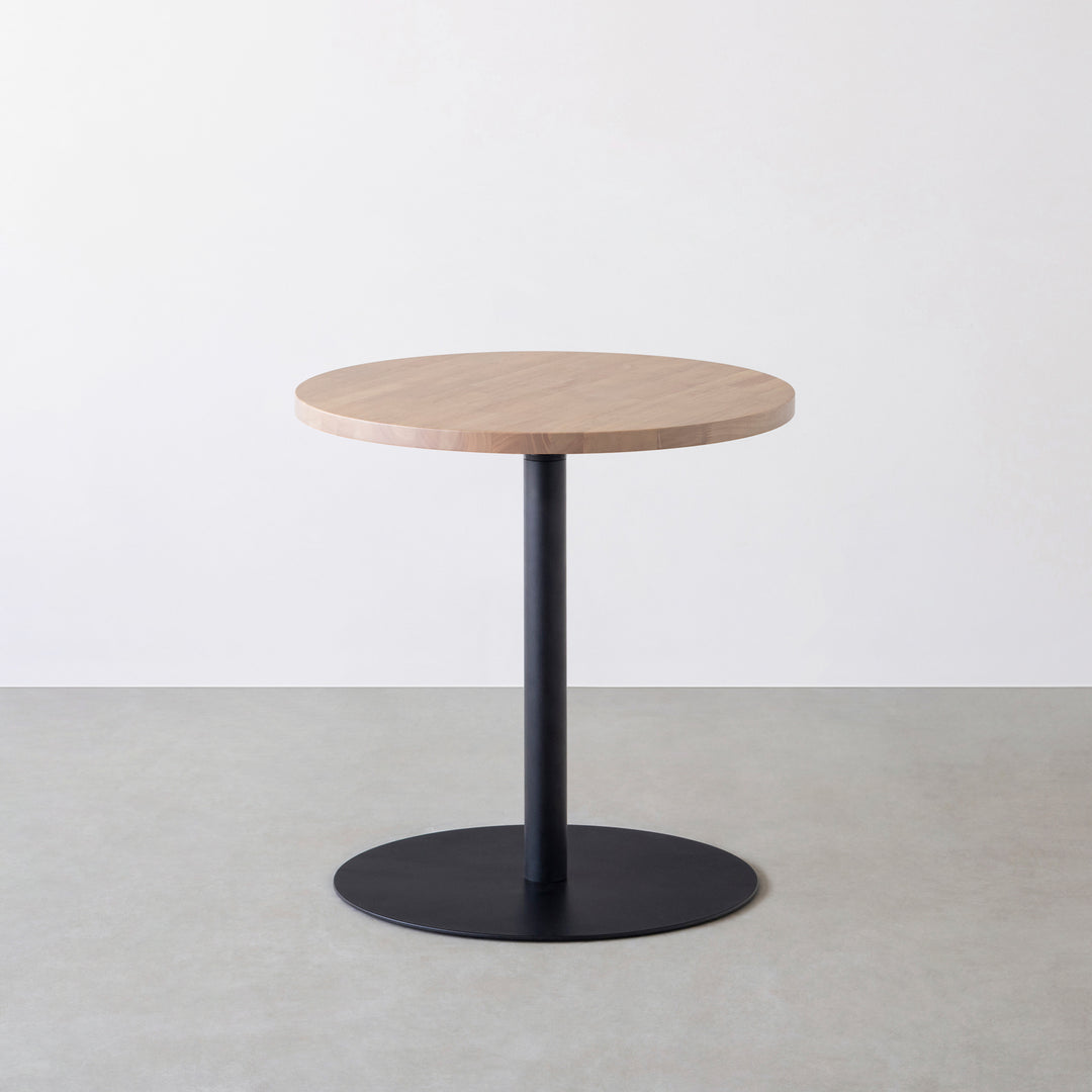 KANADEMONO かなでもの THE CAFE TABLE ラバーウッド CTB-K21R-SGR6L-BK_250422-