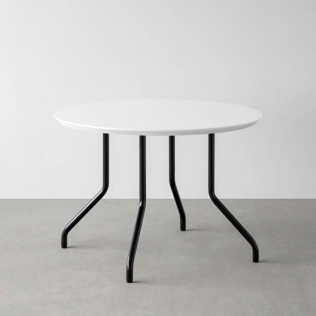 THE CAFE TABLE / FENIX NTM 全9色　Black Steel 4本脚 × ラウンド φ81 - 100