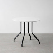 THE CAFE TABLE / FENIX NTM 全9色　Black Steel 4本脚 × ラウンド φ61 - 80