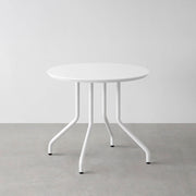 THE CAFE TABLE / FENIX NTM 全9色　White Steel 4本脚 × ラウンド φ61 - 80