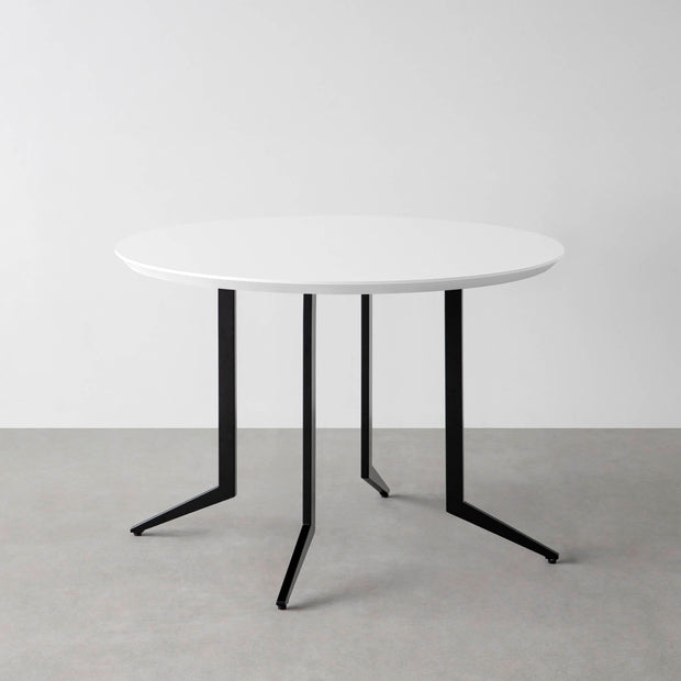 THE CAFE TABLE / FENIX NTM 全9色　Black Steel 4本脚 × ラウンド φ81 - 100