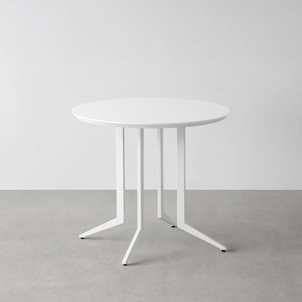 THE CAFE TABLE / FENIX NTM 全9色　White Steel 4本脚 × ラウンド φ61 - 80
