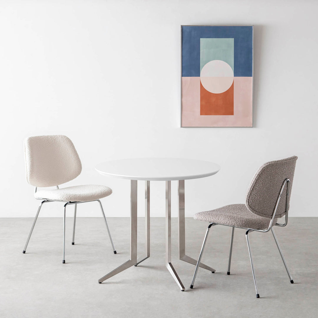 THE CAFE TABLE / FENIX NTM 全9色 Stainless 4本脚 × ラウンド φ61