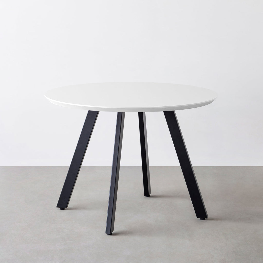 THE CAFE TABLE / FENIX NTM 全9色 Black Steel 4本脚 × ラウンド φ81