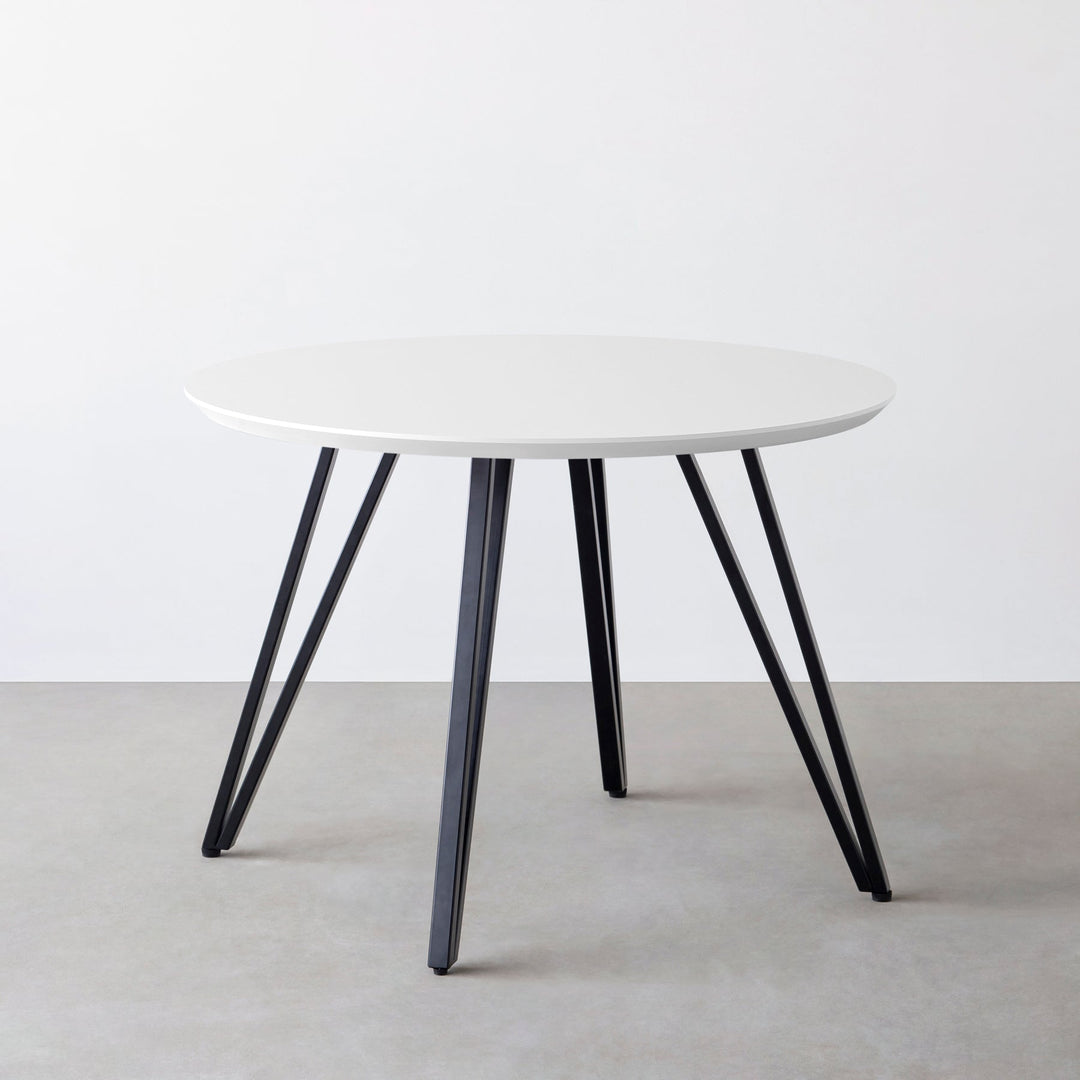 THE CAFE TABLE / FENIX NTM 全9色 Black Steel 4本脚 × ラウンド φ81