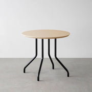 THE CAFE TABLE / FENIX NTM 全9色　Black Steel 4本脚 × ラウンド φ61 - 80