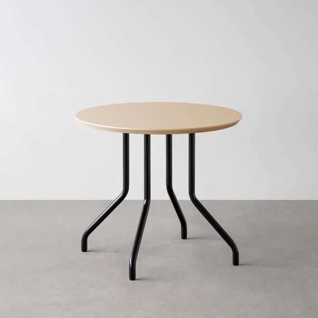 THE CAFE TABLE / FENIX NTM 全9色　Black Steel 4本脚 × ラウンド φ61 - 80