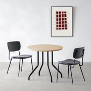 THE CAFE TABLE / FENIX NTM 全9色　Black Steel 4本脚 × ラウンド φ61 - 80