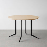 THE CAFE TABLE / FENIX NTM 全9色　Black Steel 4本脚 × ラウンド φ81 - 100
