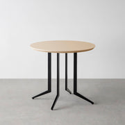 THE CAFE TABLE / FENIX NTM 全9色　Black Steel 4本脚 × ラウンド φ61 - 80