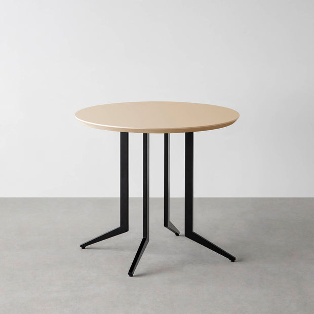 THE CAFE TABLE / FENIX NTM 全9色　Black Steel 4本脚 × ラウンド φ61 - 80