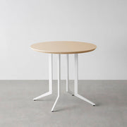 THE CAFE TABLE / FENIX NTM 全9色　White Steel 4本脚 × ラウンド φ61 - 80