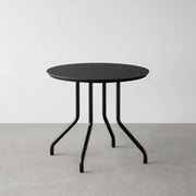 THE CAFE TABLE / FENIX NTM 全9色　Black Steel 4本脚 × ラウンド φ61 - 80