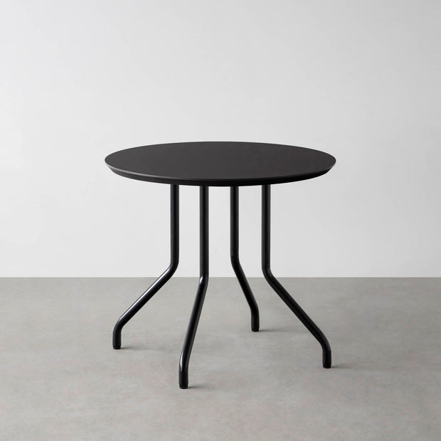 THE CAFE TABLE / FENIX NTM 全9色　Black Steel 4本脚 × ラウンド φ61 - 80