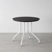 THE CAFE TABLE / FENIX NTM 全9色　White Steel 4本脚 × ラウンド φ61 - 80