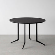 THE CAFE TABLE / FENIX NTM 全9色　Black Steel 4本脚 × ラウンド φ81 - 100