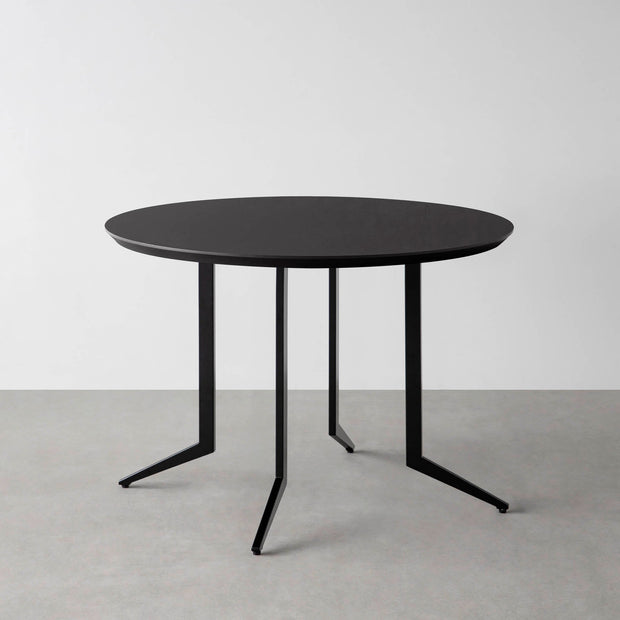 THE CAFE TABLE / FENIX NTM 全9色　Black Steel 4本脚 × ラウンド φ81 - 100
