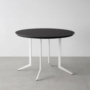 THE CAFE TABLE / FENIX NTM 全9色　White Steel 4本脚 × ラウンド φ81 - 100