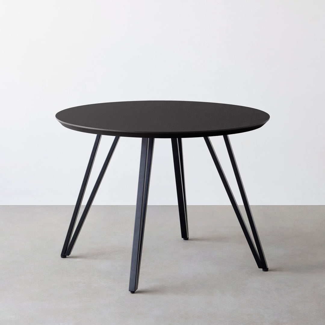 THE CAFE TABLE / FENIX NTM 全9色 Black Steel 4本脚 × ラウンド φ81