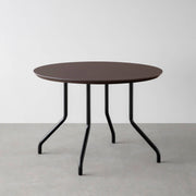 THE CAFE TABLE / FENIX NTM 全9色　Black Steel 4本脚 × ラウンド φ81 - 100