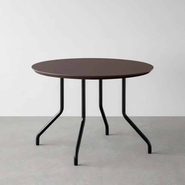 THE CAFE TABLE / FENIX NTM 全9色　Black Steel 4本脚 × ラウンド φ81 - 100