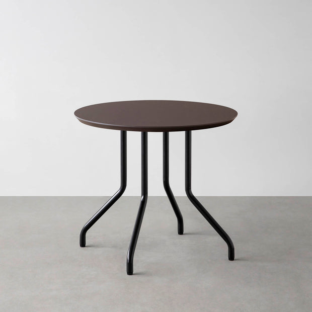 THE CAFE TABLE / FENIX NTM 全9色　Black Steel 4本脚 × ラウンド φ61 - 80