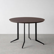THE CAFE TABLE / FENIX NTM 全9色　Black Steel 4本脚 × ラウンド φ81 - 100