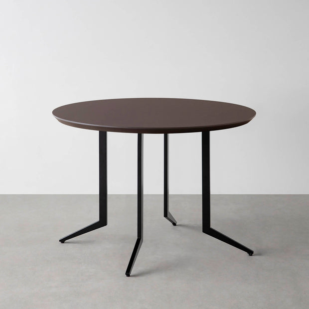 THE CAFE TABLE / FENIX NTM 全9色　Black Steel 4本脚 × ラウンド φ81 - 100