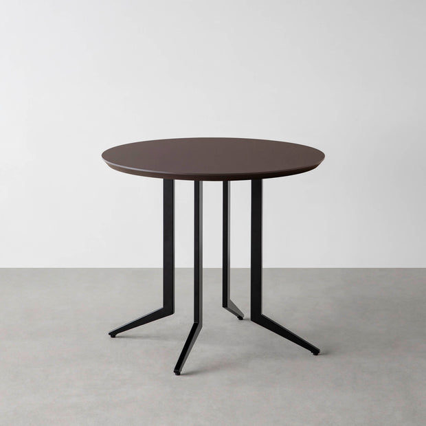 THE CAFE TABLE / FENIX NTM 全9色　Black Steel 4本脚 × ラウンド φ61 - 80