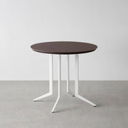 THE CAFE TABLE / FENIX NTM 全9色　White Steel 4本脚 × ラウンド φ61 - 80