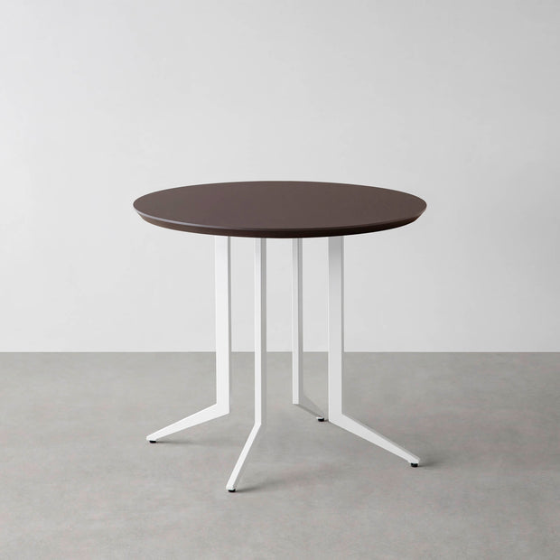 THE CAFE TABLE / FENIX NTM 全9色　White Steel 4本脚 × ラウンド φ61 - 80