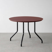 THE CAFE TABLE / FENIX NTM 全9色　Black Steel 4本脚 × ラウンド φ81 - 100