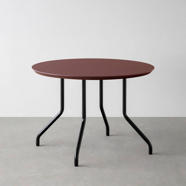 THE CAFE TABLE / FENIX NTM 全9色　Black Steel 4本脚 × ラウンド φ81 - 100
