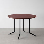 THE CAFE TABLE / FENIX NTM 全9色　Black Steel 4本脚 × ラウンド φ81 - 100