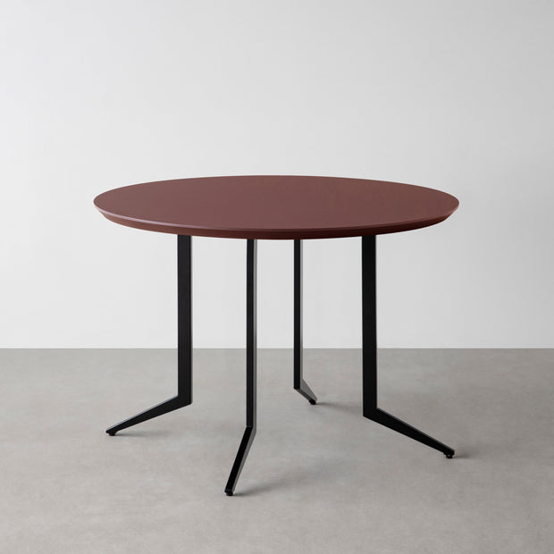 THE CAFE TABLE / FENIX NTM 全9色　Black Steel 4本脚 × ラウンド φ81 - 100
