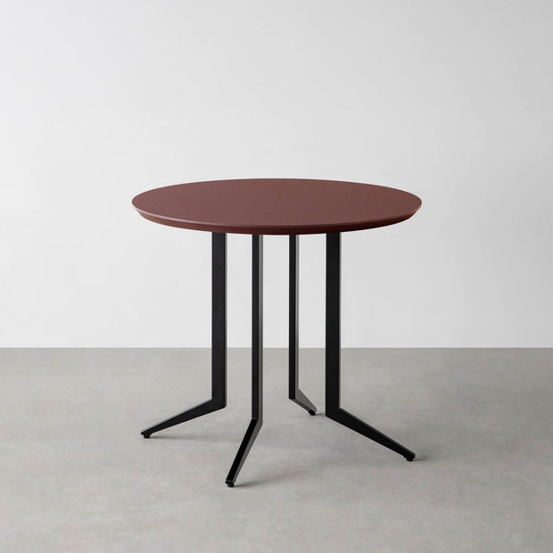 THE CAFE TABLE / FENIX NTM 全9色　Black Steel 4本脚 × ラウンド φ61 - 80