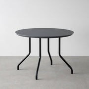 THE CAFE TABLE / FENIX NTM 全9色　Black Steel 4本脚 × ラウンド φ81 - 100