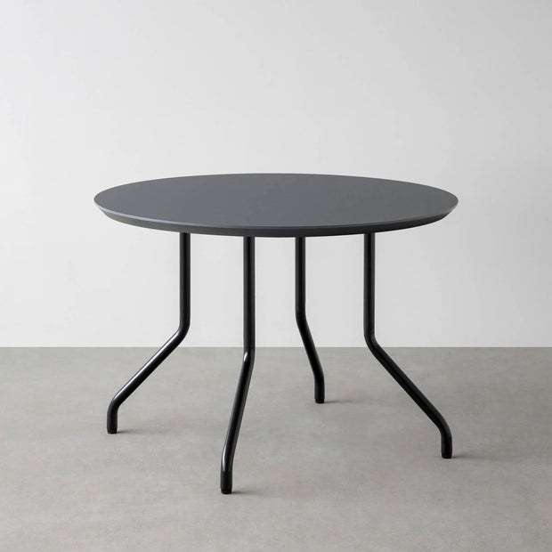 THE CAFE TABLE / FENIX NTM 全9色　Black Steel 4本脚 × ラウンド φ81 - 100