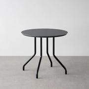 THE CAFE TABLE / FENIX NTM 全9色　Black Steel 4本脚 × ラウンド φ61 - 80