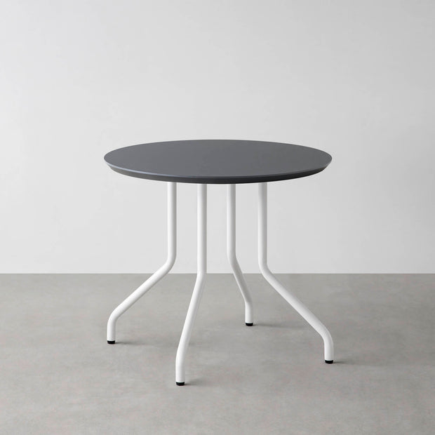 THE CAFE TABLE / FENIX NTM 全9色　White Steel 4本脚 × ラウンド φ61 - 80