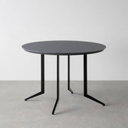 THE CAFE TABLE / FENIX NTM 全9色　Black Steel 4本脚 × ラウンド φ81 - 100