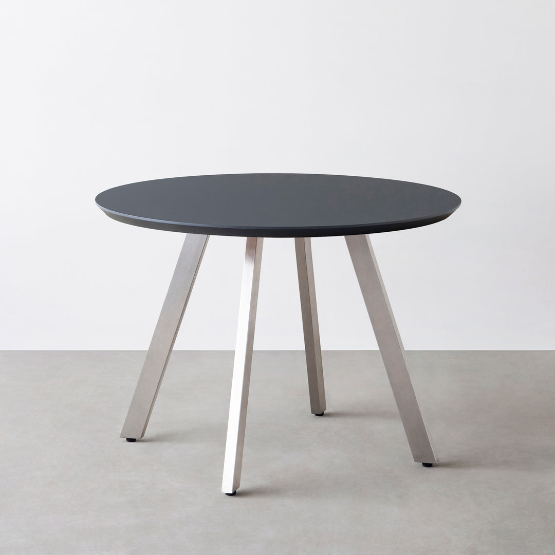 FENIX / TABLE CAFE THE NTM FENIX ダイニングテーブル ラウンドテーブル KANADEMONO NTM φ61 ラウンド × 4本脚 Steel Black 全9色 ダイニングテーブル