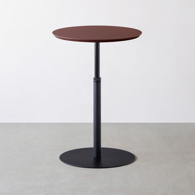 THE CAFE TABLE / FENIX NTM 全9色　Black Steel 1本脚 × ラウンド φ61 - 70