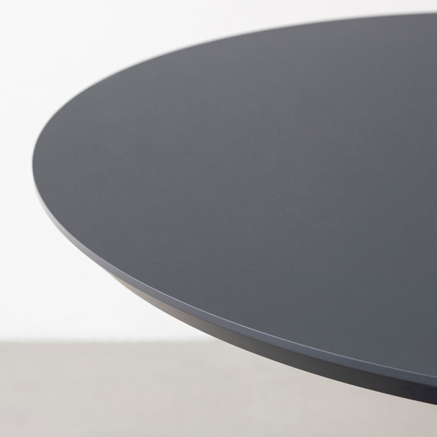 THE CAFE TABLE / FENIX NTM 全9色　Black Steel 4本脚 × ラウンド φ61 - 80