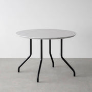 THE CAFE TABLE / FENIX NTM 全9色　Black Steel 4本脚 × ラウンド φ81 - 100
