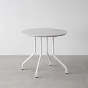 THE CAFE TABLE / FENIX NTM 全9色　White Steel 4本脚 × ラウンド φ61 - 80