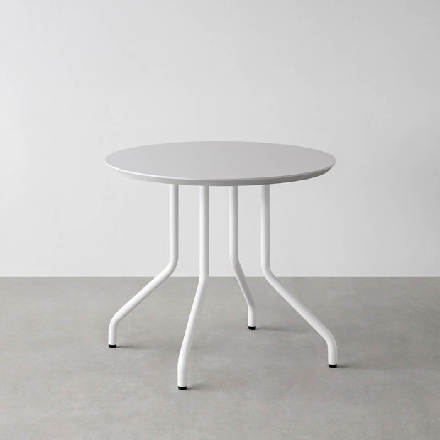 THE CAFE TABLE / FENIX NTM 全9色　White Steel 4本脚 × ラウンド φ61 - 80