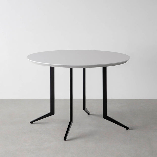 THE CAFE TABLE / FENIX NTM 全9色　Black Steel 4本脚 × ラウンド φ81 - 100