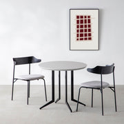 THE CAFE TABLE / FENIX NTM 全9色　Black Steel 4本脚 × ラウンド φ61 - 80