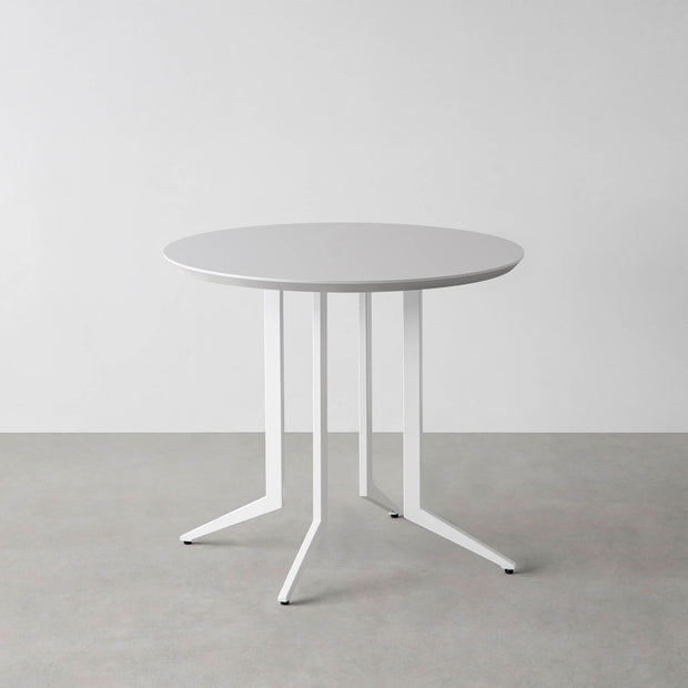 THE CAFE TABLE / FENIX NTM 全9色　White Steel 4本脚 × ラウンド φ61 - 80